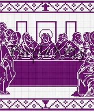 The Last Supper Filet Crochet Pattern | Vintage Mail Order CC1