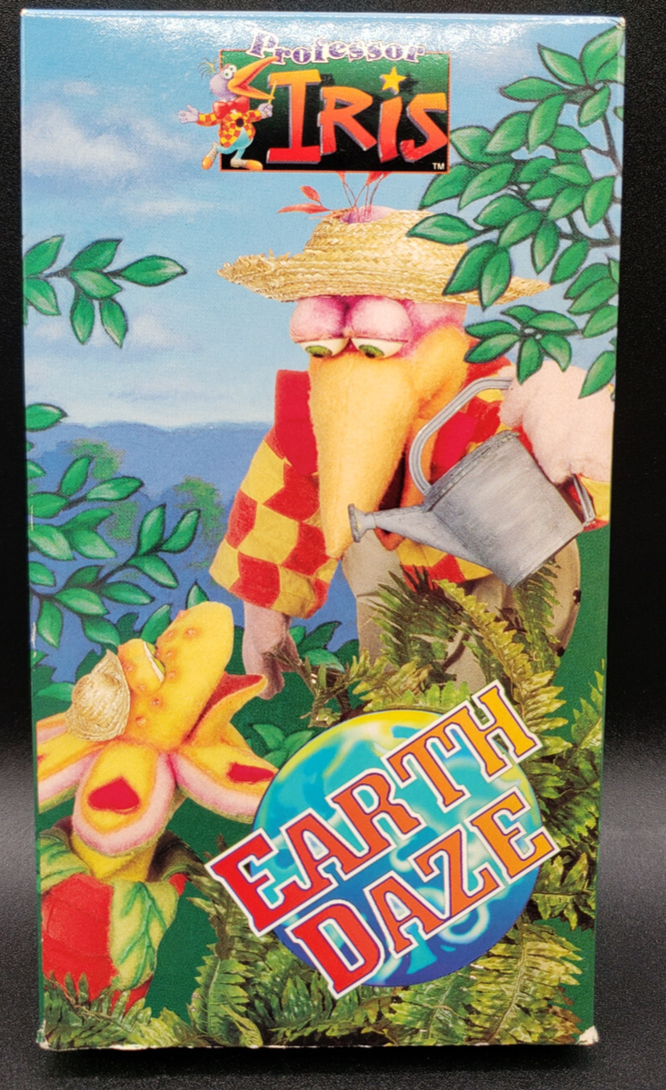 Professor Iris Earth Daze VHS Tape 1994 Vintage Kids Show RARE | eBay