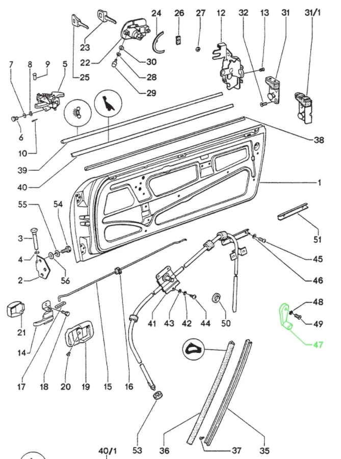 914 Porsche *segundo de fábrica* conjunto de placa de limiar de porta de alumínio anodizado brilhante - Imagem 3 de 4