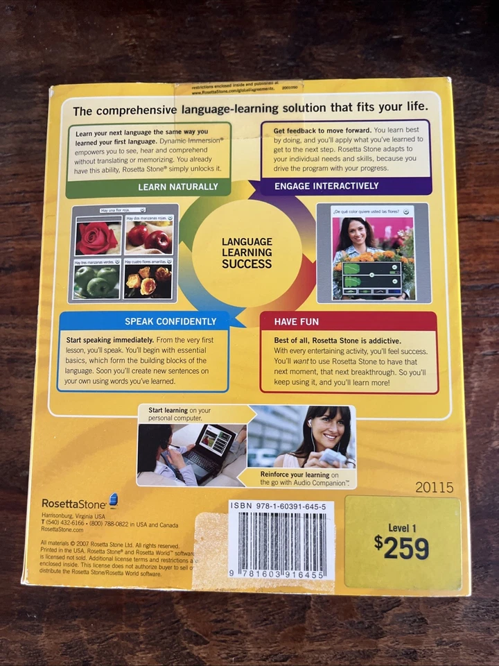 Rosetta Stone Audio Companion Level 1, Arabic CD Set+Headphone 20115 Version 3 - Image 2 of 4