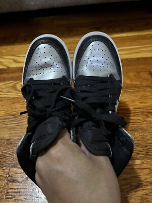 preschool jordan 1 silver toe