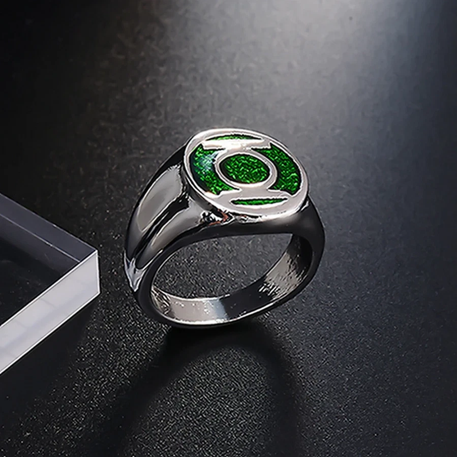 Green Lantern DC Comics Ring Band Superhero Jewelry Alan Scott - Image 3 of 4
