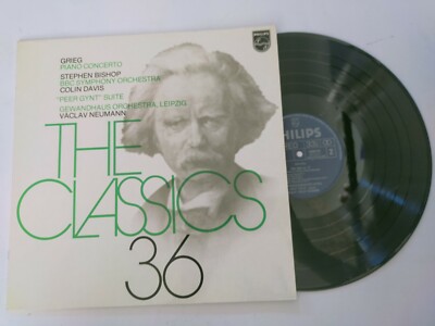 LP Vinyl 33T Grieg, Stephen Bishop ''The classics 36'' BE 