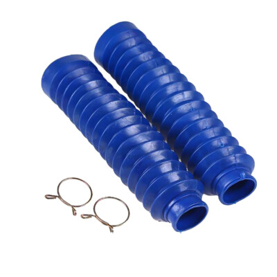 Motorrad Gabel Gamaschen 2er Set - Staubschutz Für Harley & Andere Motorräder