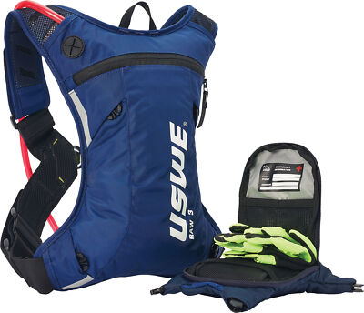 USWE MOTO HYDRO 3 FACTORY BLUE 2.0L HYDRATION PACK PNP TUBE*