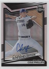 2022 Panini Elite Extra Edition Signatures Cole Phillips #57 Auto w5b