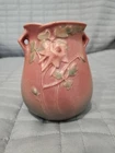 Vintage Roseville Pottery Columbine Vase 12-4 Art Deco USA
