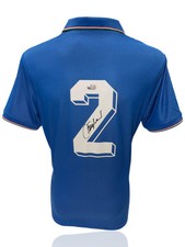 FRANCO BARESI SIGNED ITALY 1982 WORLD CUP WIN HOME SHIRT (ACG CERT AG17695)