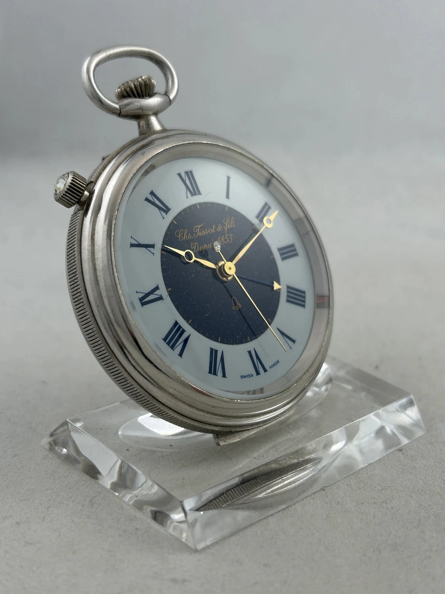Tissot Taschenuhr CHS Fils, Carga Manual, Alarma AS 1475