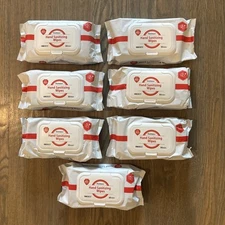 7pk- Mediwiper 80ct Alcohol Free Hand Sanitizing Wipes Antibacterial -READ