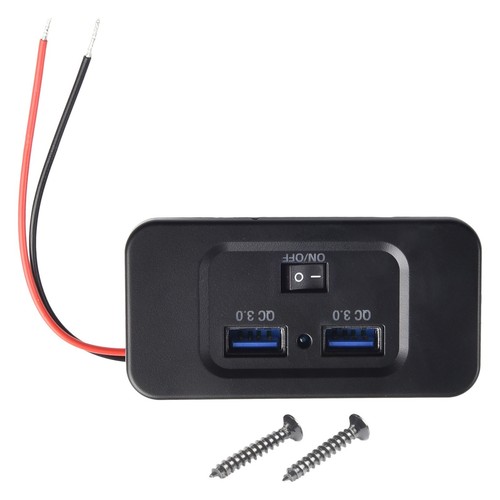 Performance fiable 12V24V QC 3 0 double chargeur de voiture USB support panneau - Photo 16 sur 21
