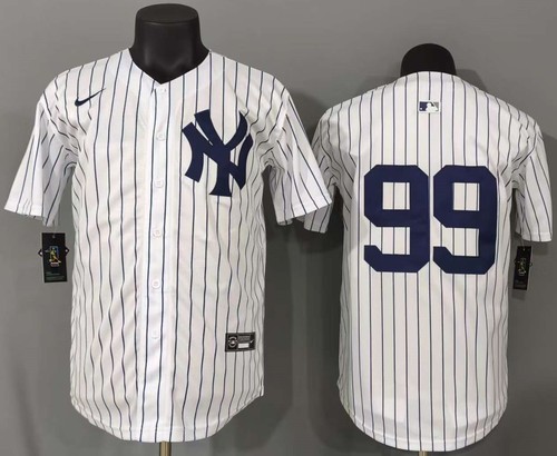 Men's Yankees Aaron Judge #99 White Stitched Baseball Jersey S-3XL NWT