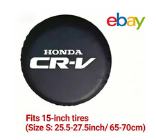 Size 2627cm 15in For Honda Crvcr-v Spare Tire Cover Back Wheel Bag Protector.