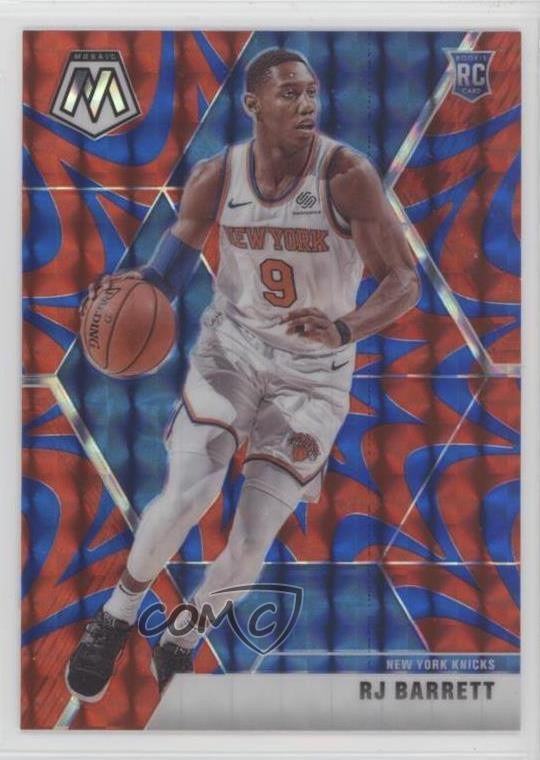 2019-20 Panini Mosaic Rookies Reactive Blue Prizm RJ Barrett #229 Rookie RC 0b0