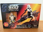 Star Wars Power of the Force Imperial speeder Bike with Biker Scout