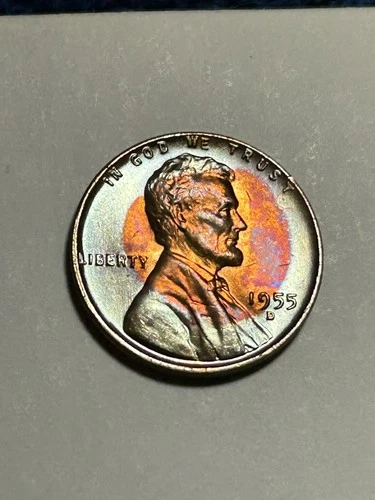 1955-D Lincoln Wheat Cent — photo from another recent sale
