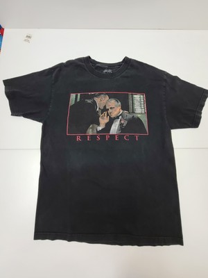 DGK Dirty Ghetto Kids Godfather Respect Shirt Men s Large Black Skate Graphic 