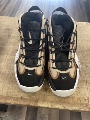 Nike Men Air Max Penny 1 DV7442-200 Rattan Black White Leather Sneakers Size 11