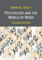 Psychology And The World Of Work David A. Statt Taschenbuch Englisch 2003