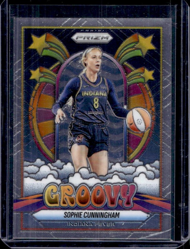 2025 Panini WNBA Prizm Sophie Cunnigham Groovy #7 Fever