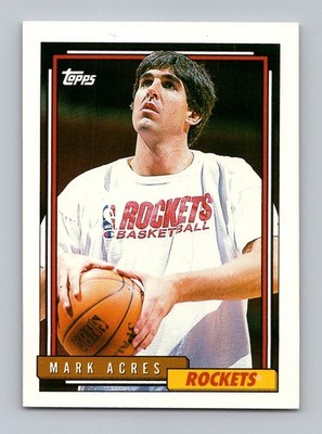 1992-93 Topps #380 Mark Acres Gold Near Mint or Better