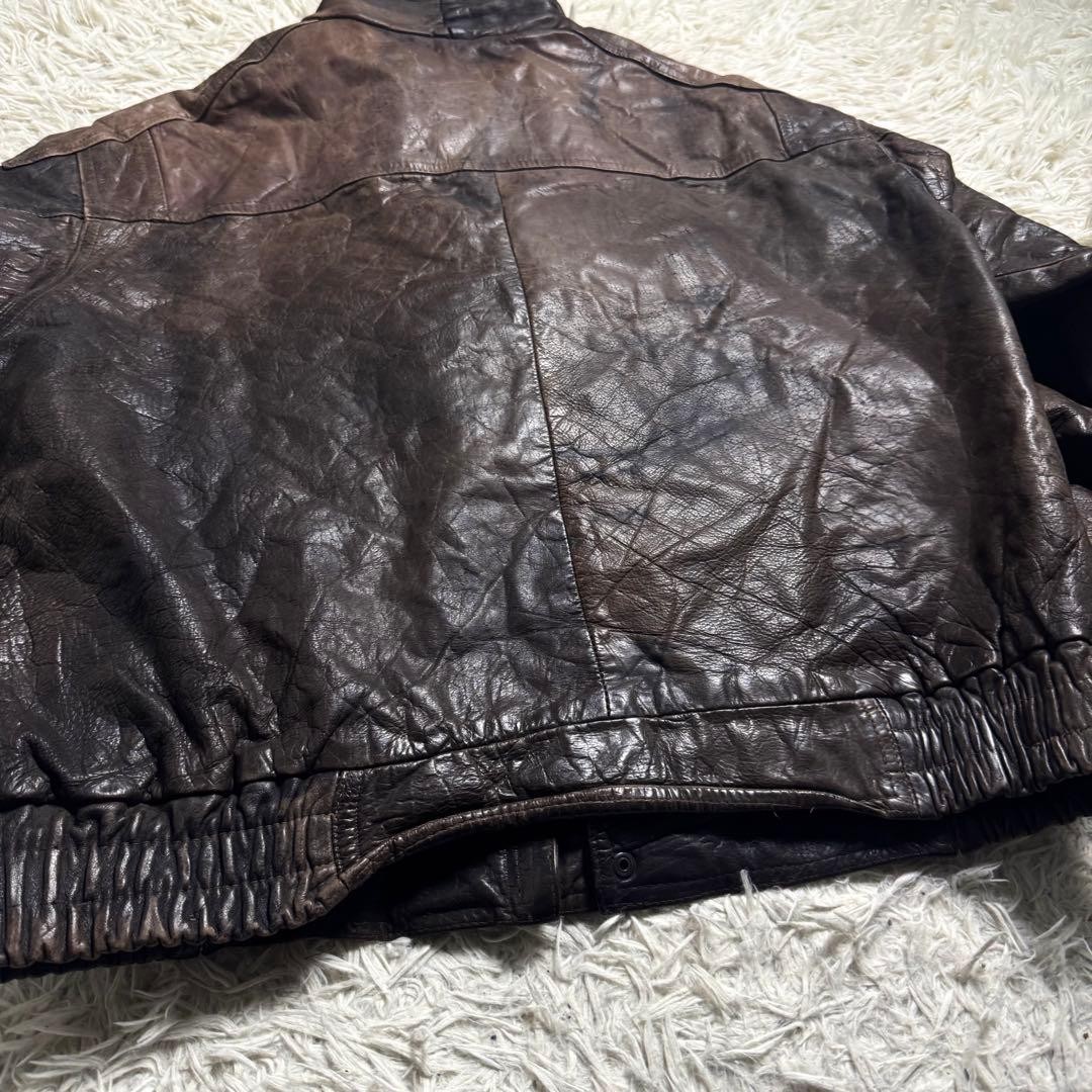 leather jacket lining native pattern all over sho… - image 7