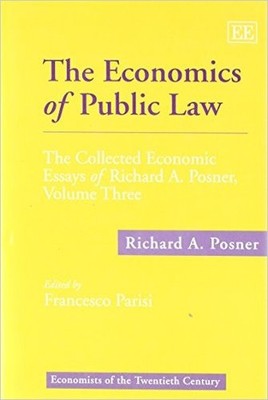The Economics of Public Law - 9781858986432