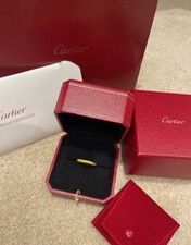 Cartier Men's 18ct  Yellow Gold Wedding Band  UK size S½ (with certificate)