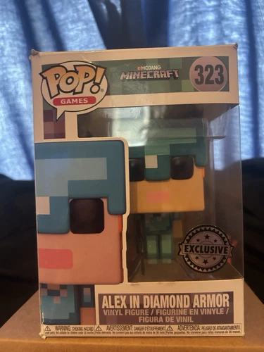 Funko Pop! Vinyl: Alex in diamond armour #323 Minecraft Figure
