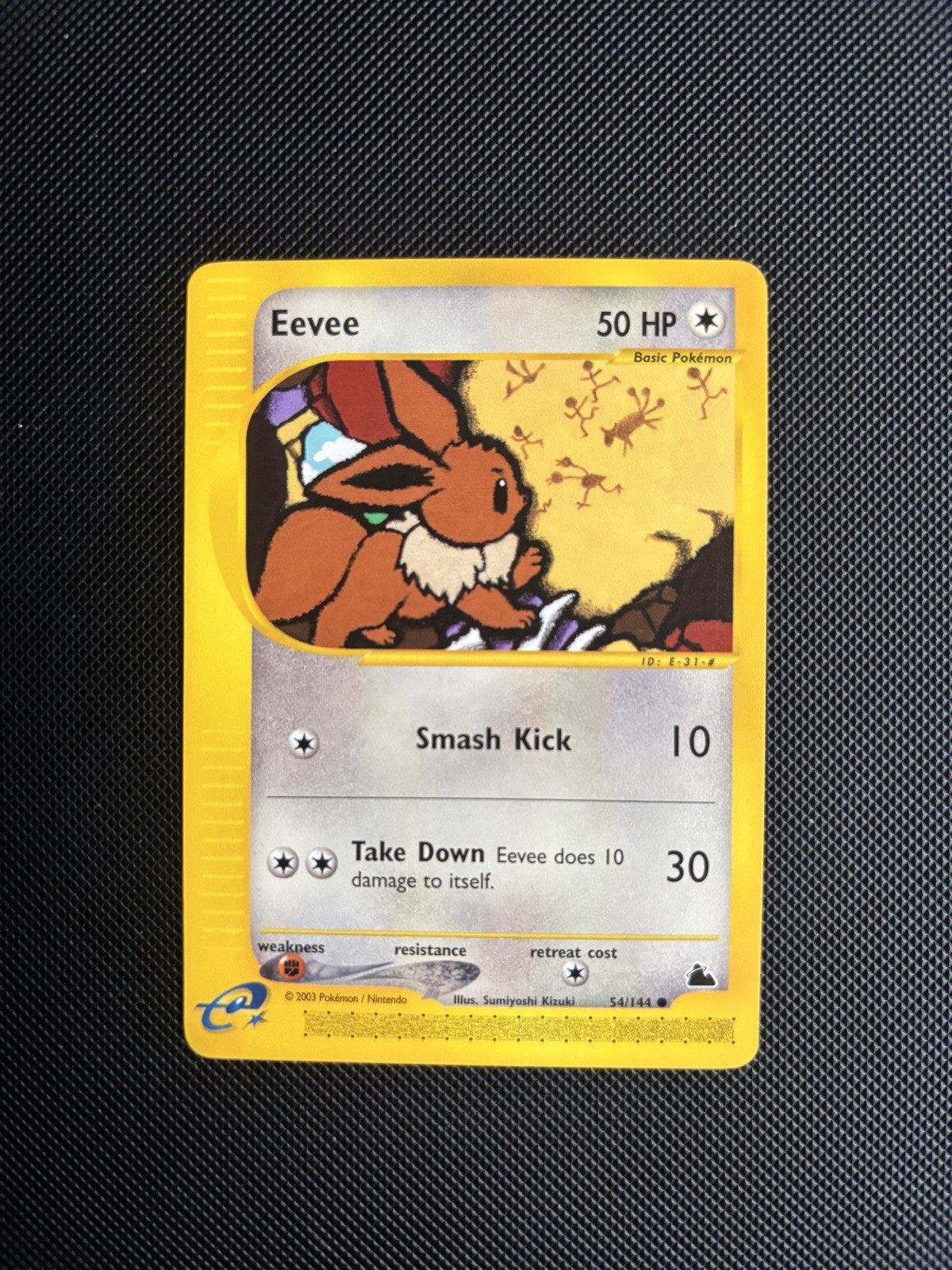 Pokemon Card Skyridge E Series Eevee 54/144 WOTC Near Mint NM