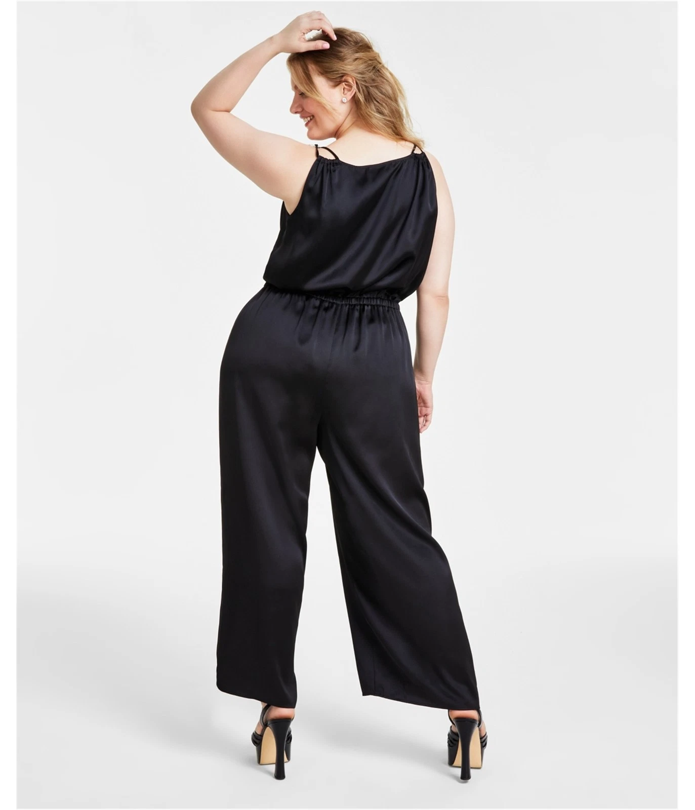 Michael Kors tuta donna con strass nera taglie forti 0X