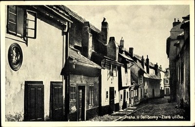 Ak Praha Prag, Zlata ulicka, U Daliborky, Die goldene Gasse - 3294347