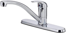 Modern Chrome 1-Handle Kitchen Faucet - Pfirst Series