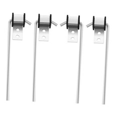 4 Pcs Heavy Duty Exhaust Hanger Rod Universal Use Exhaust Hanger 3/8" Rod 10"