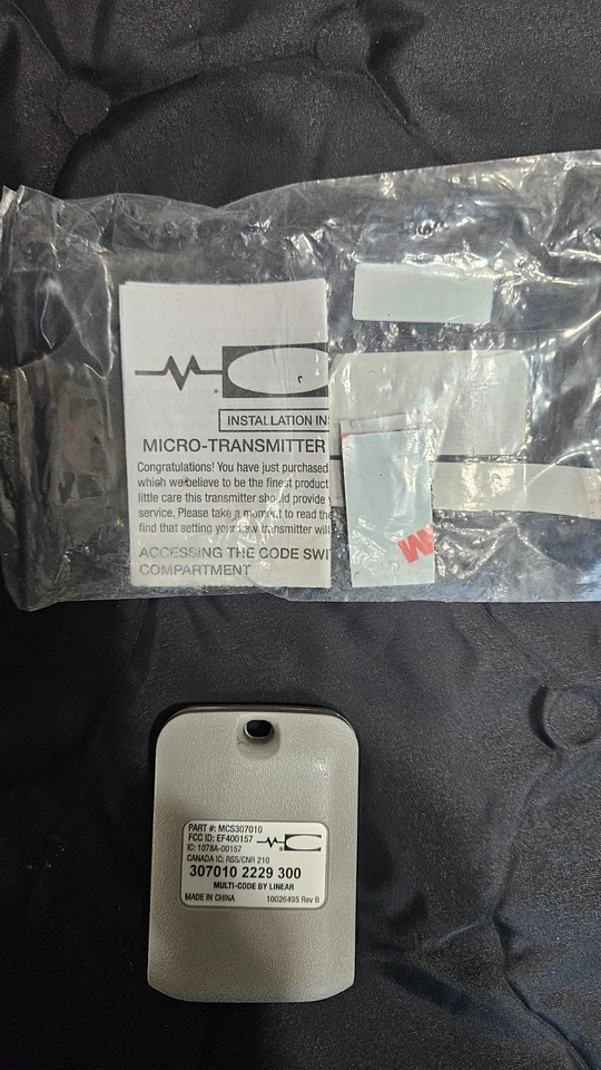 Multi-Code 1099Receiver 109950, AND  Multi-Code 307010 Mini Transmitter - Image 4 of 4