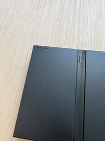 PlayStation 2 PS2 Slim Black Console Bundle SCPH-79001 W/ Cables & Remote Tested