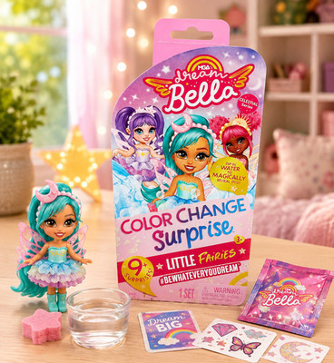 MGA DREAM BELLA Puppe mit Überrschungen Magie im Set Fee Wasserspaß Spielzeug