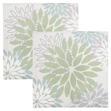 2 Pcs Square Linen Throw Pillow Covers Sofa Cushion Pillowcases for Living Room