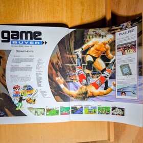 Game Buyer Magazine October 1998 Issue 4 WWF Vs. WCW Warzone