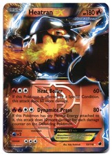 Heatran EX 13/116 Holo Ultra Rare Plasma Freeze Pokemon