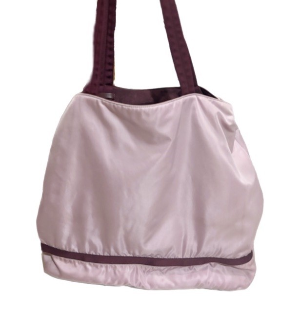 vintage 2000 prada tessuto large tote bag pink lillia beach travel