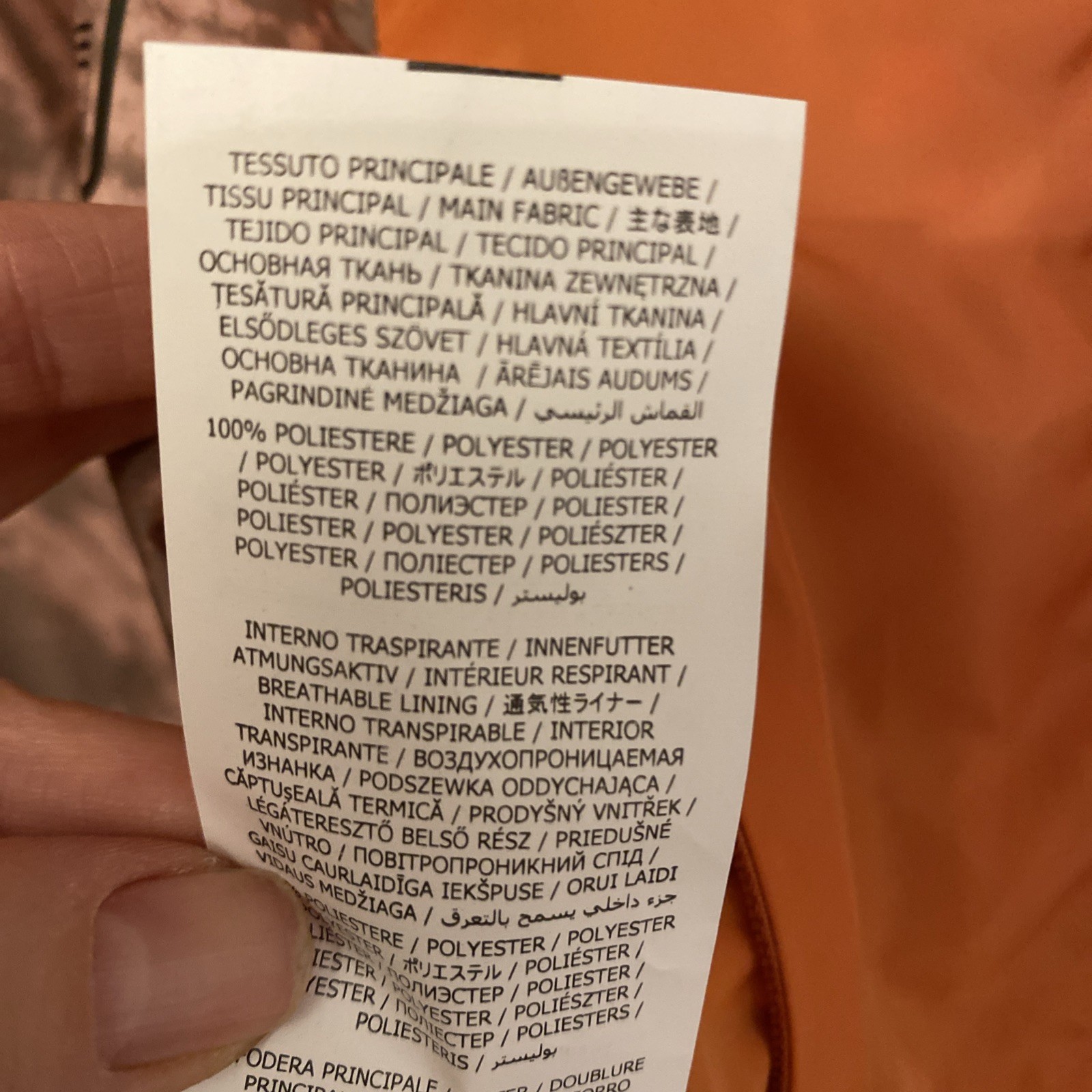 Geox Respira Waterproof Jacket Orange Coral Pink Size 8-10 Travel Mac Raincoat image 8