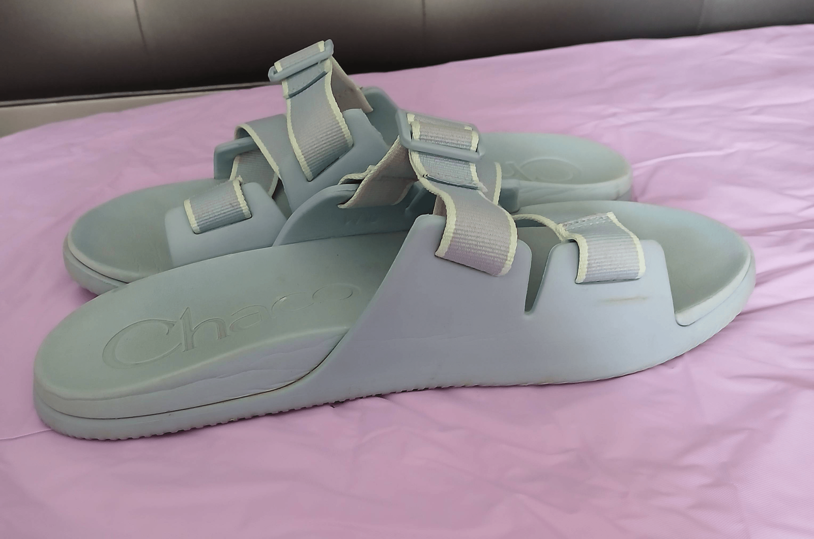 APL Chaco sandali donna taglia 10 chillos slide bambino blu