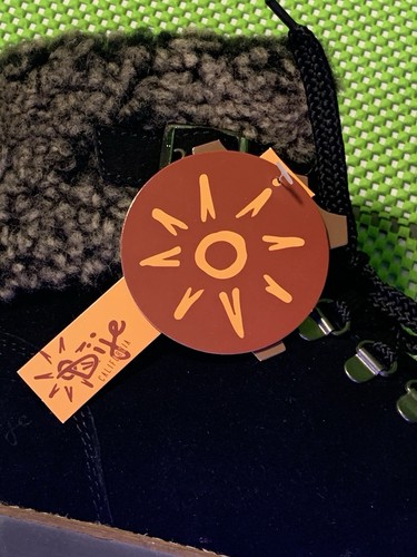 DIJE CALIFORNIA schwarze Winterstiefeletten Größe 7 mit grauem Wildleder echtes Lammfell - Bild 18 von 21