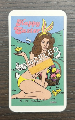 CMG Mint Happy Easter Canceled 1 Oz .999 Silver Art Bar W/ COA Only 50 Minted - Picture 3 of 5