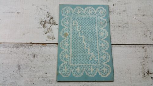 1916 Bucilla Blue Book of Tatting Novelty & Filet Crochet Volume #3 Vtg Booklet - Picture 3 of 11