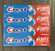 Crest Plus Fluoride Cavity Protection Toothpaste Pack of 4 8.2 0z / Each