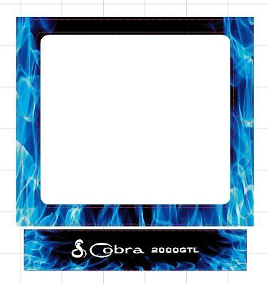 Cobra 2000 GTL CB Radio Face Plate Decal Any Design//Color Connnex Galaxy Uniden