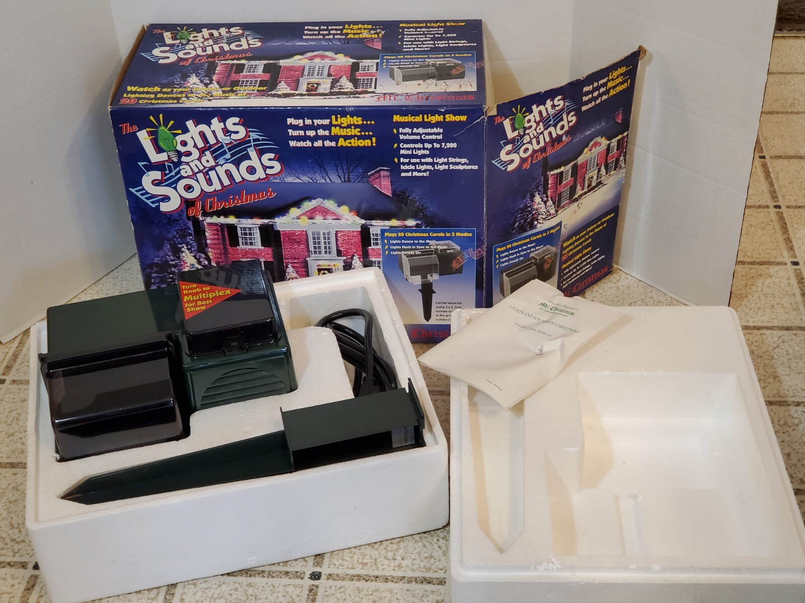 Mr. Christmas Lights And Sounds Of Christmas Musical Light Show Works