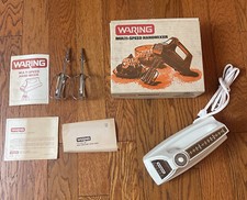 New NOS Vintage Earring Multi-Speed Handmixer HM-12 Chocolate RARE